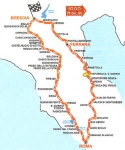 Mille Miglia 2009 Route