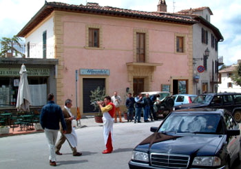 Dario greets the Mille Miglia