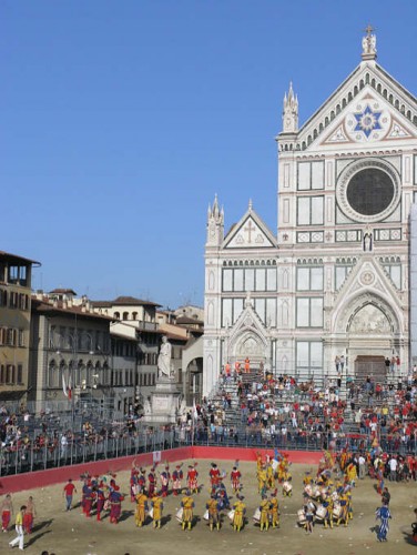 Played on Sand in front of Santa Croce