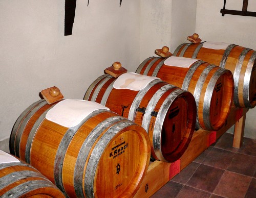 Casks used to ferment Traditional Balsamic Vinegar