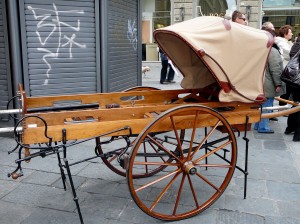 Ancient ambulance good for new pedestrian walkways