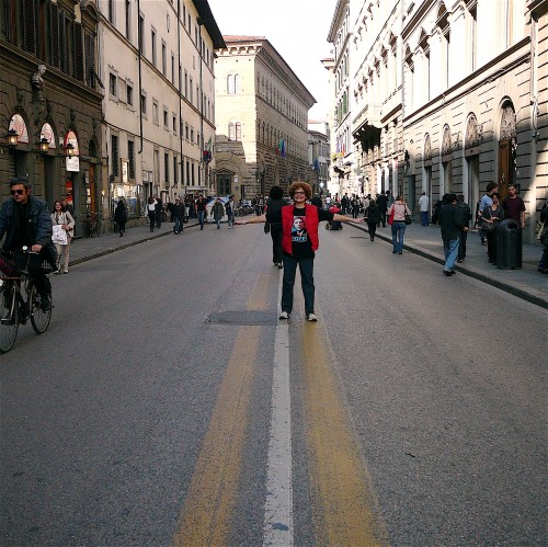 New pedestrian mall on Via Martelli