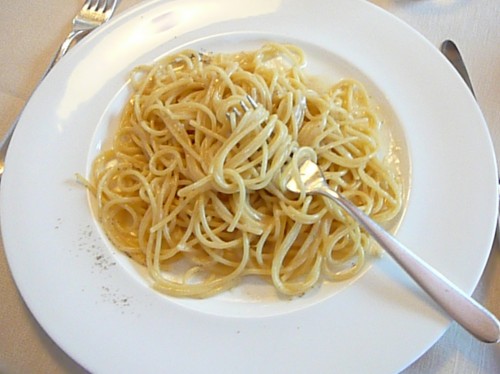 Spaghetti Pastaficio Morelli with Monte 27