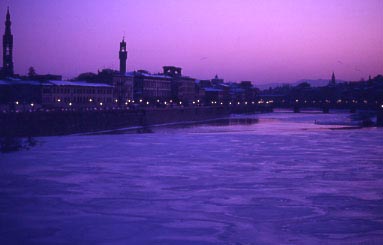 January 10, 1985 the Arno froze