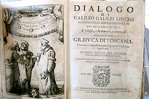 Galileo in dialogue with Copernicus and Ptolemy