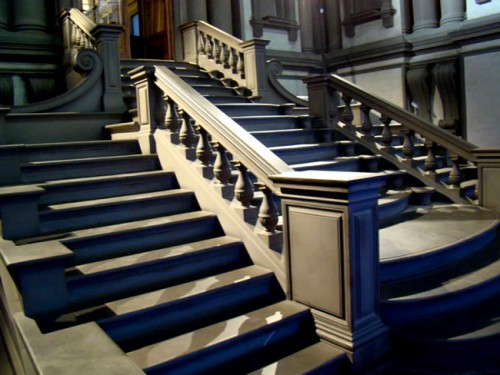 Stairway in the Vestibule of the Laurentian Library