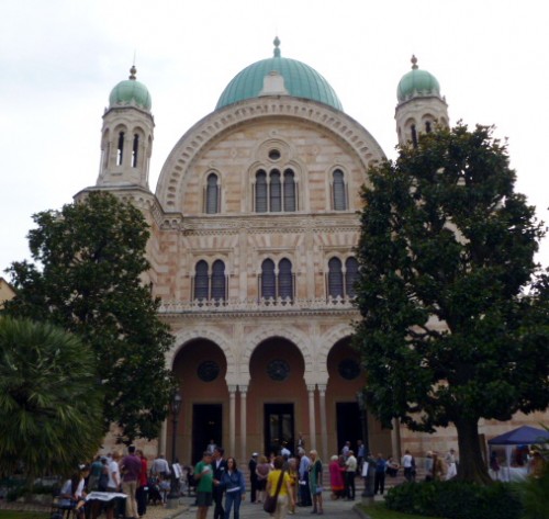 Florence Synagogue with its impressive copper dome