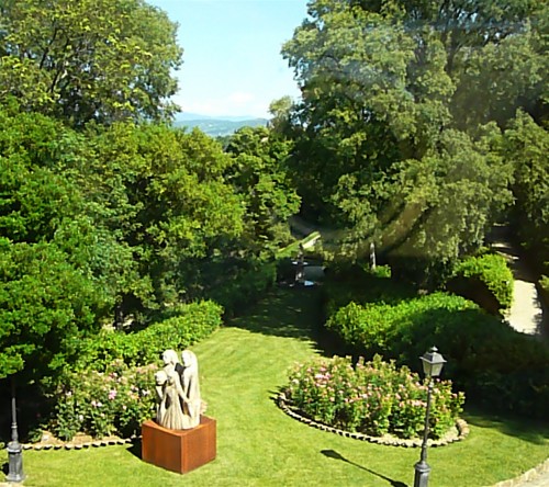 The edge of the English woods in the Bardini Garden