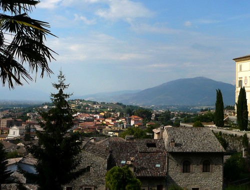 Overlooking Spoleto - an Umbrian hill town