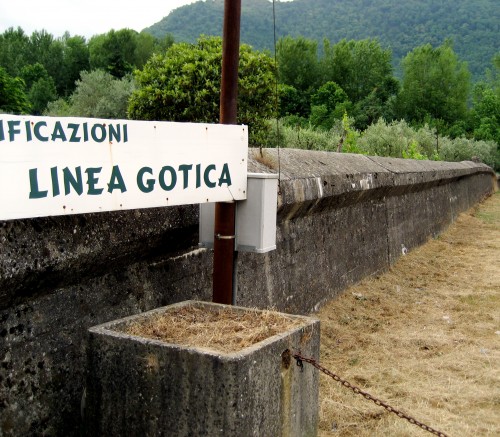 Gothic Line near Lucca