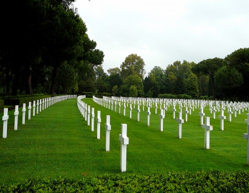 American Sicily-Rome WW II Cemetery at Anzio/Nettuno