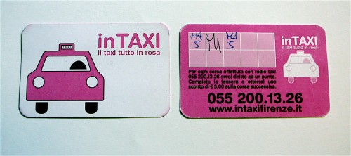 Frequent Rider Card for InTaxi Service