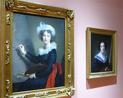 1790 "mirror" self-portrait by Elisabeth Louise Vigee-LeBrun