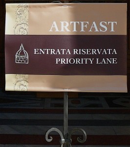 ARTFAST Priority Line Sign