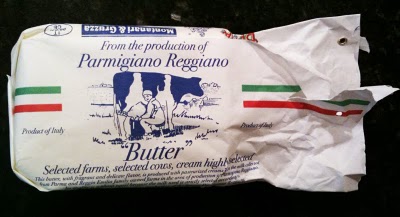 Butter from Reggio Emilia rarely found on the table