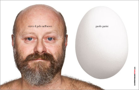 Paolo Paris and his egg from PaoloParisi.it