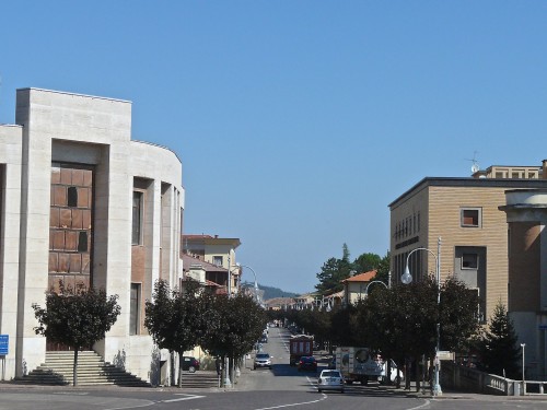 The smallest town with the biggest fascist-inspired buildings