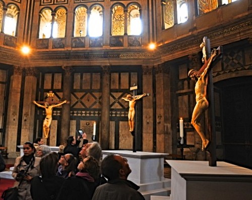 Crucifixes from 1412, 1415, and 1492 are together for the first time