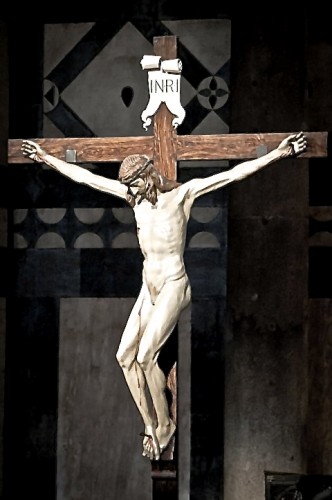 Brunellschi's Crucifix from the Gondi Chapel of Santa maria Novella (1415)