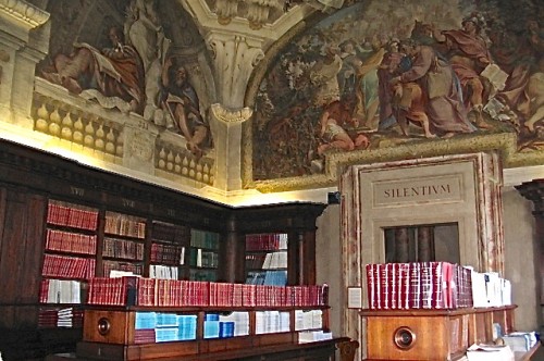 Ornate Umberto I Library at Rizzoli Orthopedic Institute