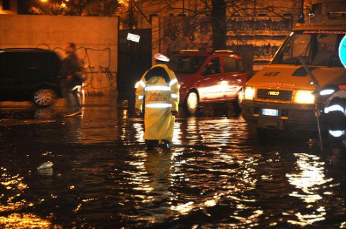 A combination of the rising Mungnone tributary and the flooded sewer system in Florence.