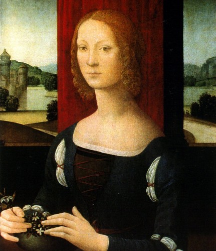 Portrait of Caterina Sforza by Lorenzo di Credi