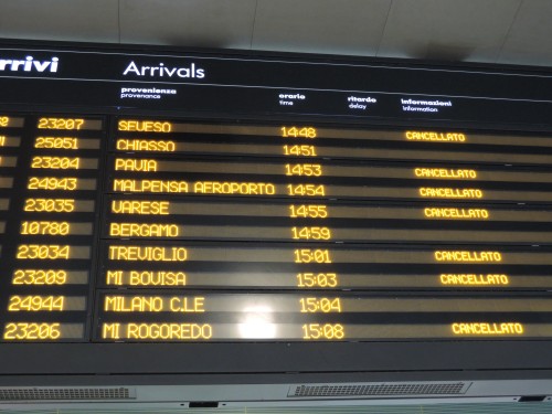 Train Station in Milan, March 2014