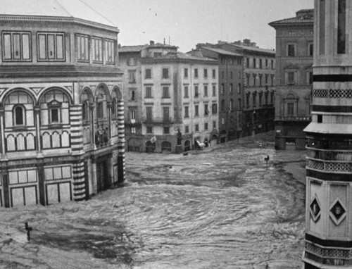 The devastation of the 1966 flood in Florence