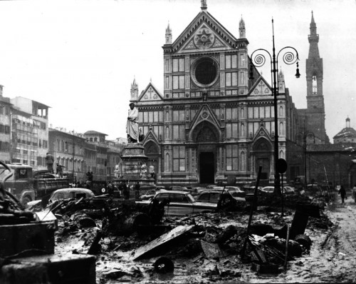 Santa Croce in the days following the flood