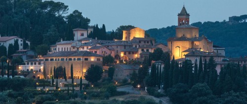 Solomeo in Umbria in the Evening 