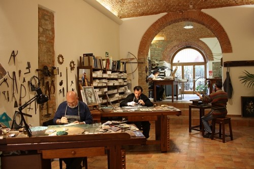 The Scarpelli workshop (photo fondazioneartigianato.it)