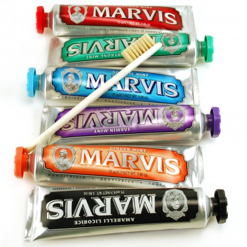 Marvis flavors for every taste (photo http://www.classicshaving.com  )