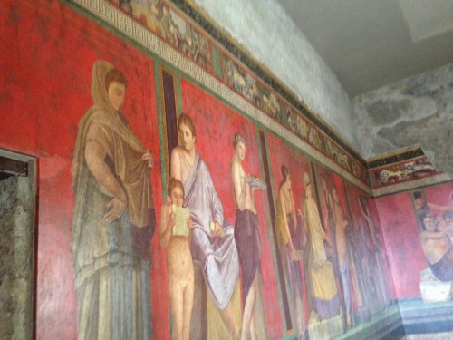 Fresco from the Villa of Mysteries in Pompeii