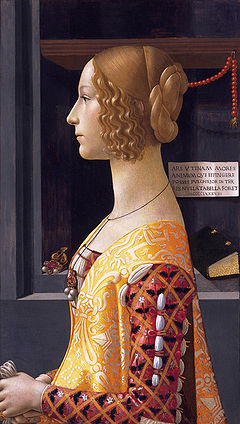 Portrait of Giovanna Tornabuoni by Domenico Ghirlandaio, 1488 (Museo Thyssen-Bornemisza)