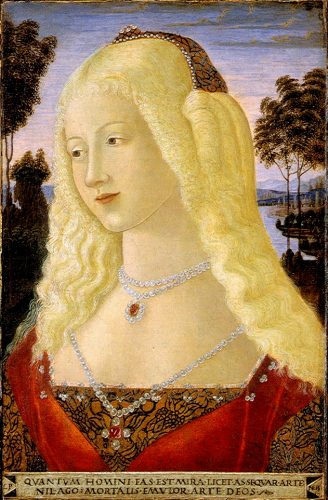 Portrait of a Lady by Neroccio dei Landi (1485)