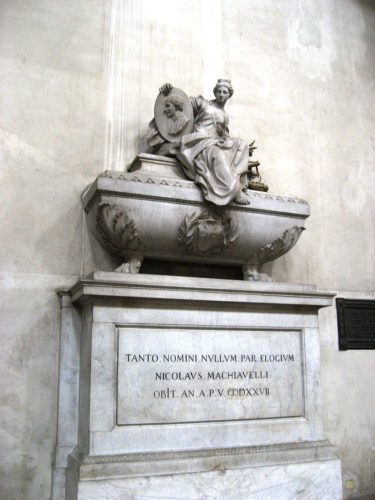 Machiavelli's Tomb in Santa Croce